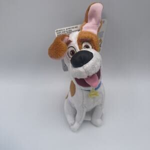 Secret Life of Pets Max The Dog Spin Master Plush Stuffed Animal Soft Toy 9”